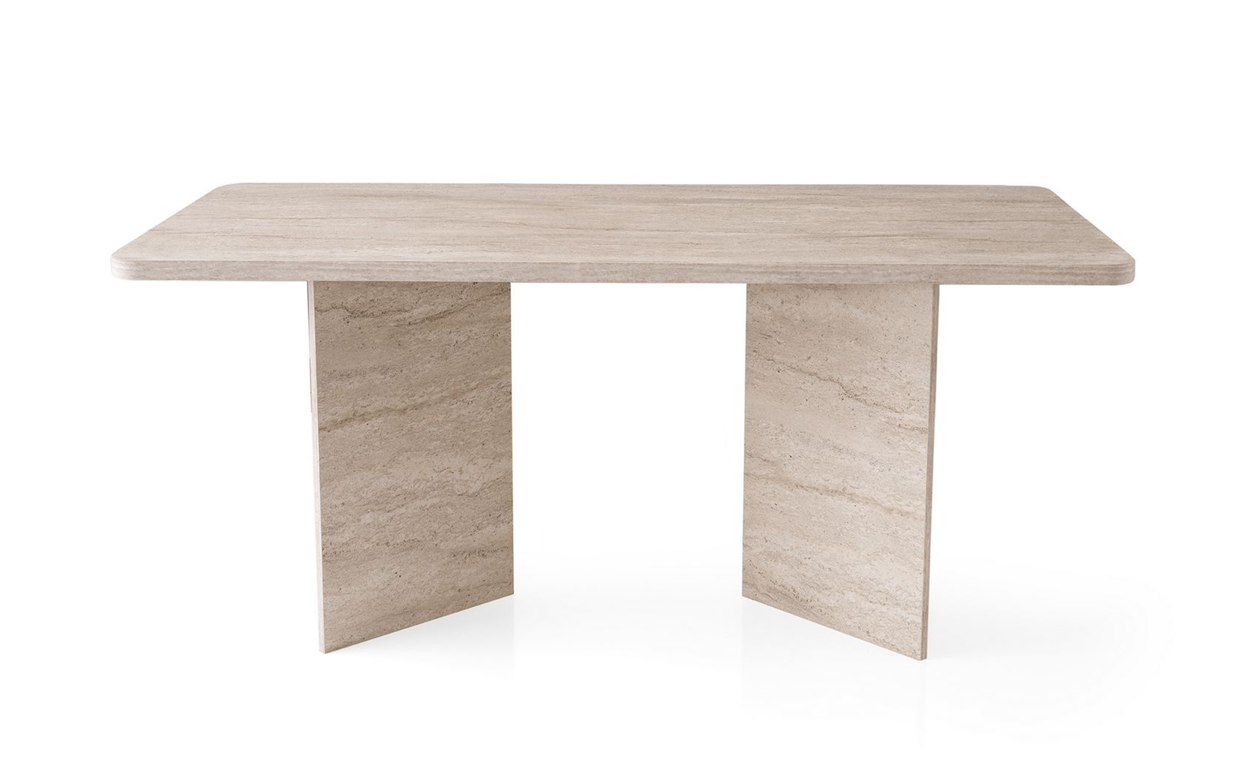 Dining table Siela, travertine decor  5